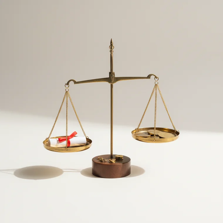 Mieszkańcy małej miejscowości dyskutują na ulicy, obrazujący konflikt sąsiedzki i koszty prywatnego aktu oskarżenia o zniesławienie