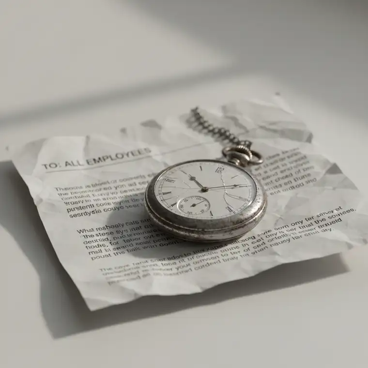 Pracownik czyta zniesławiającego maila do całego zespołu w pracy na służbowym laptopie, zastanawiając się jak szybko zareagować i ochronić swoje dobre imię