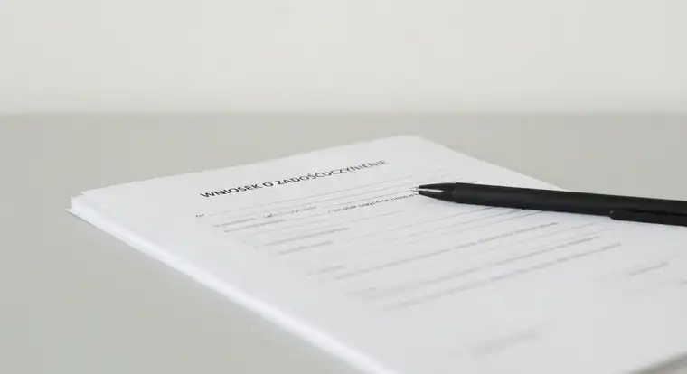 Wniosek o zadośćuczynienie za doznaną krzywdę - dokumentacja medyczna, opis zdarzenia i pismo do ubezpieczyciela przygotowane na biurku