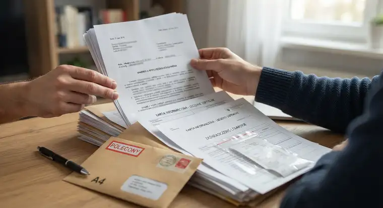Dokumentacja medyczna i druki potrzebne do złożenia wniosku o zadośćuczynienie za doznaną krzywdę wraz z listą załączników